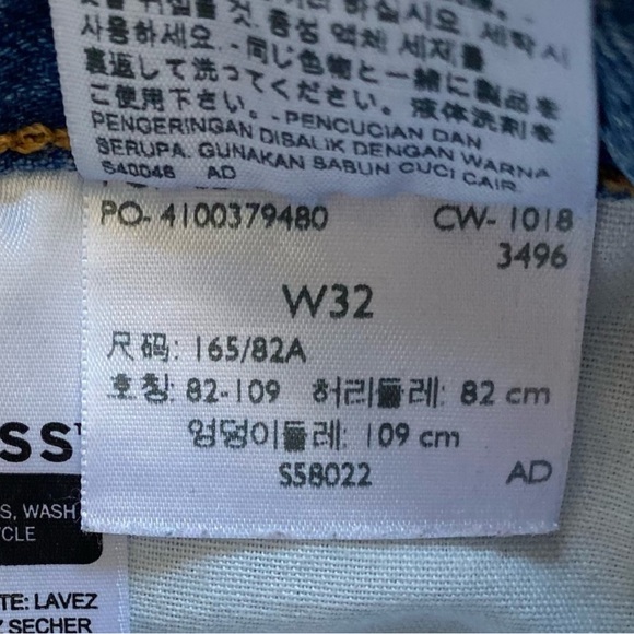 Levi’s 501 High Rise Jean Shorts Button Fly 32 - Picture 5 of 5